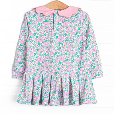 Backhand Blooms Tennis Dress, Green
