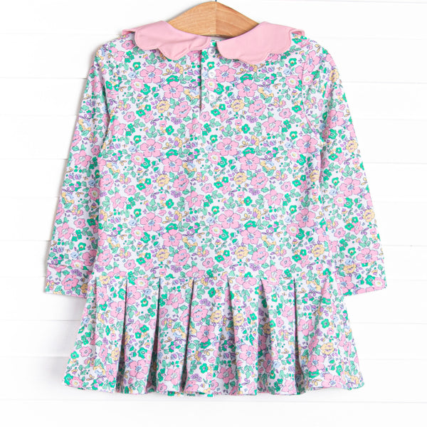 Backhand Blooms Tennis Dress, Green