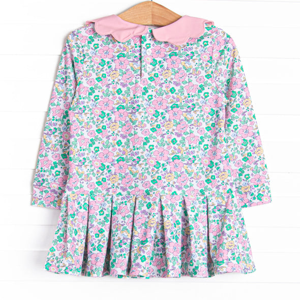 Backhand Blooms Tennis Dress, Green
