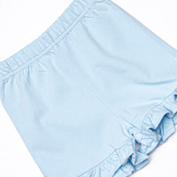 Freshly Picked Petals Applique Short Set, Blue