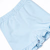 Freshly Picked Petals Applique Short Set, Blue