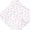 Rosey Rosebuds Bamboo Pajama Short Set, Pink