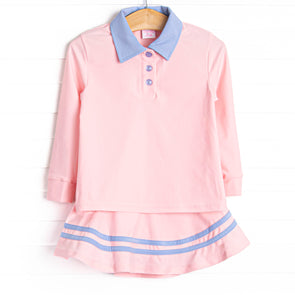 Darling Drive Skirt Set, Pink