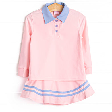 Darling Drive Skirt Set, Pink