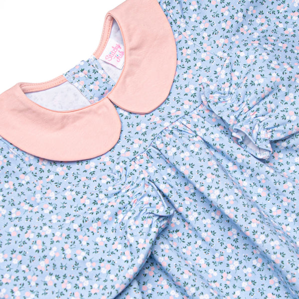 Path to the Primrose Collared Dress, Blue