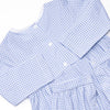 Bumper to Bumper Smocked Romper, Blue