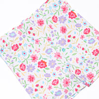 Floral Party Bamboo Pajama Short Set, Purple