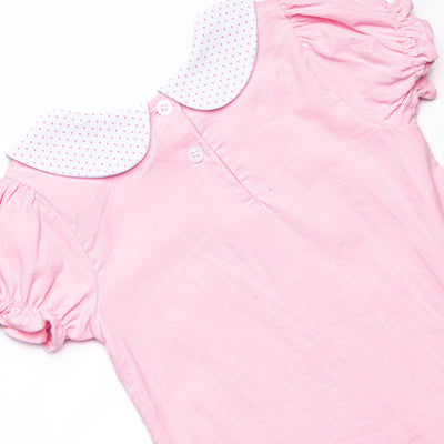 Pointer Pup Applique Legging Set, Pink Corduroy
