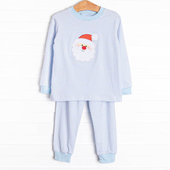 Jolly St. Nick Applique Soft Set, Blue
