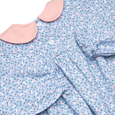 Path to the Primrose Collared Dress, Blue