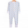 Scalloped Sails Bamboo Zippy Pajama, Blue