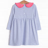 Lydia Pocket Dress, Periwinkle Stripe