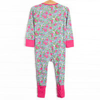 Water Lily Lady Bamboo Zippy Pajama, Green