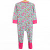 Water Lily Lady Bamboo Zippy Pajama, Green