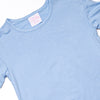 Bamboo Basics Short Sleeve Legging Set, Blue