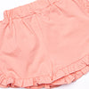 Fab Flamingos Ruffle Short Set, Blue