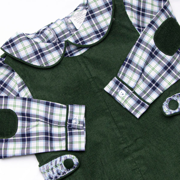 Bleu: Conrad Smocked Shortall, Blue