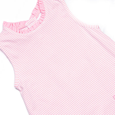 Grace Pocket Dress, Pink Stripe