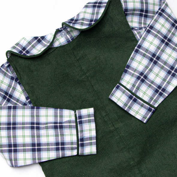 Bleu: Conrad Smocked Shortall, Blue