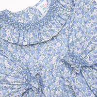 Primrose Proper Smocked Bubble, Blue