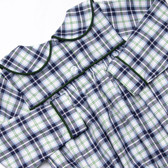 Bleu: Conrad Smocked Bubble, Blue