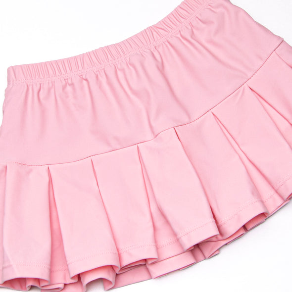 Backhand Blooms Skirt Set, Green