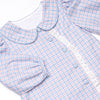 Bleu: Frances Long Sleeve Dress, Blue and Red Plaid