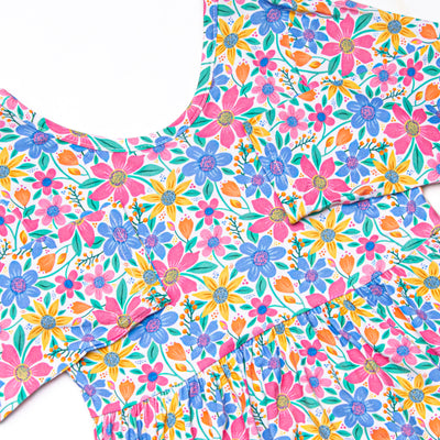 Groovy Garden Bamboo Play Dress, Purple