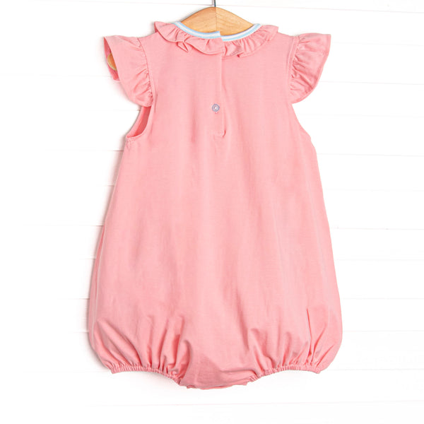 Carriage Ride Smocked Bubble, Pink