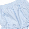 Blue Bouquets Diaper Set, Blue
