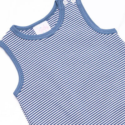 Georgie Bubble, Denim Blue Stripe