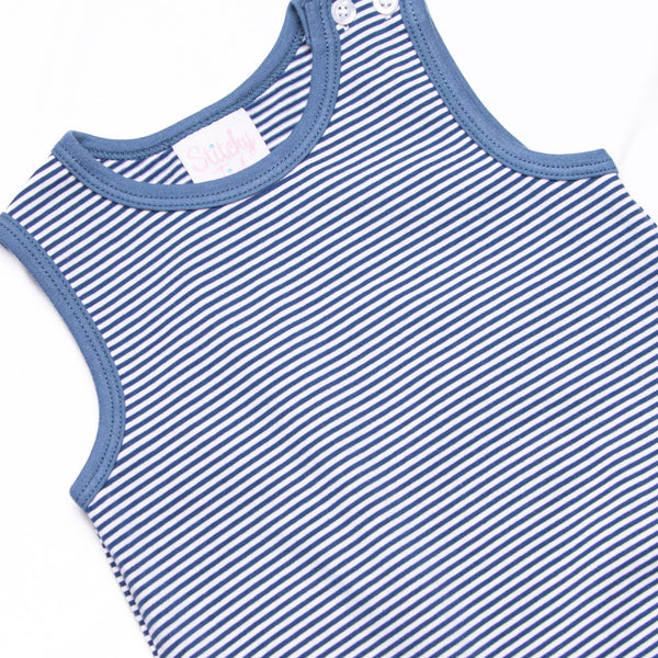 Georgie Bubble, Denim Blue Stripe