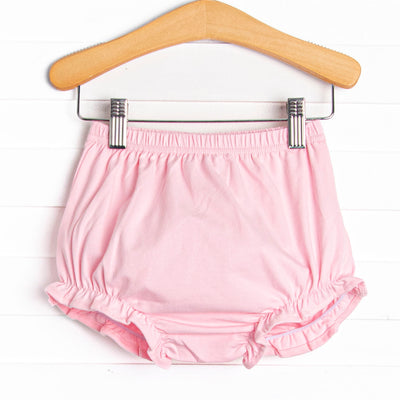 The diaper cover is featured in two colors: Pink, and White with an elastic waist and leg comfort to make changing a breeze.&nbsp;