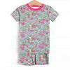 Water Lily Lady Bamboo Pajama Short Set, Green
