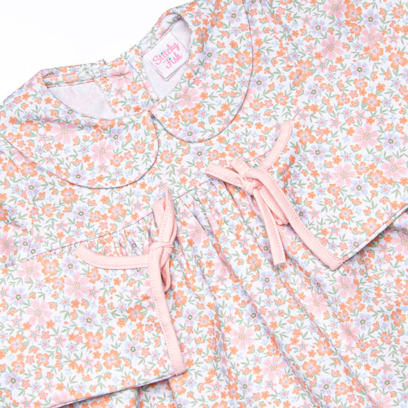 Peachy Petals Legging Set, Pink