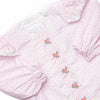 Bleu: Merritt Embroidered Diaper Set, Pink