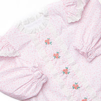 Bleu: Merritt Embroidered Legging Set, Pink