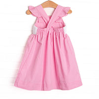 Main Street Treats Smocked Dress, Pink