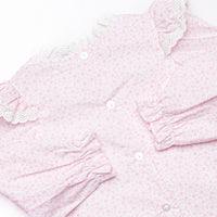 Bleu: Merritt Embroidered Legging Set, Pink