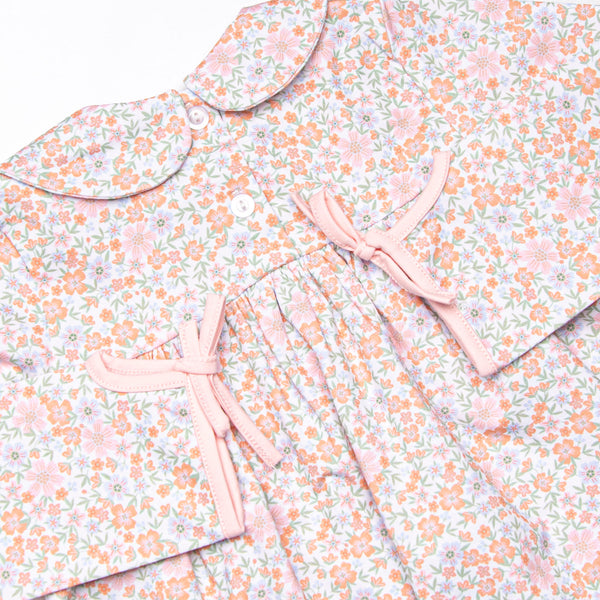 Peachy Petals Legging Set, Pink