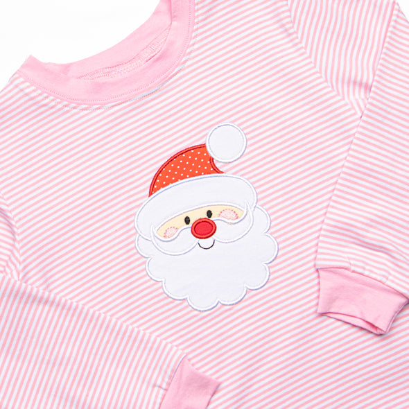 Jolly St. Nick Applique Soft Set, Pink