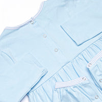 Roaring Days Applique Romper, Blue