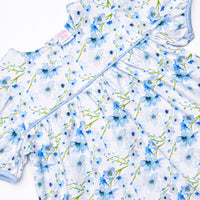 Breezy Blue Florals Short Set, Blue