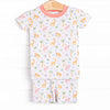 In the Jungle Bamboo Pajama Short Set, Pink