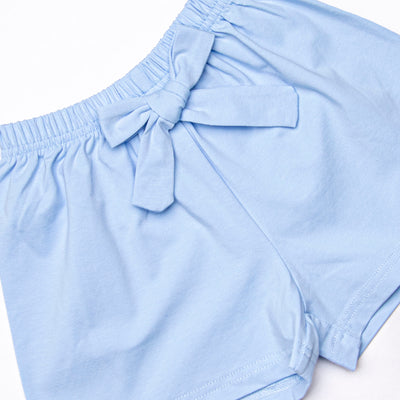 Breezy Blue Florals Short Set, Blue