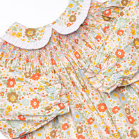 Bushel of Buds Smocked Legging Set, Orange