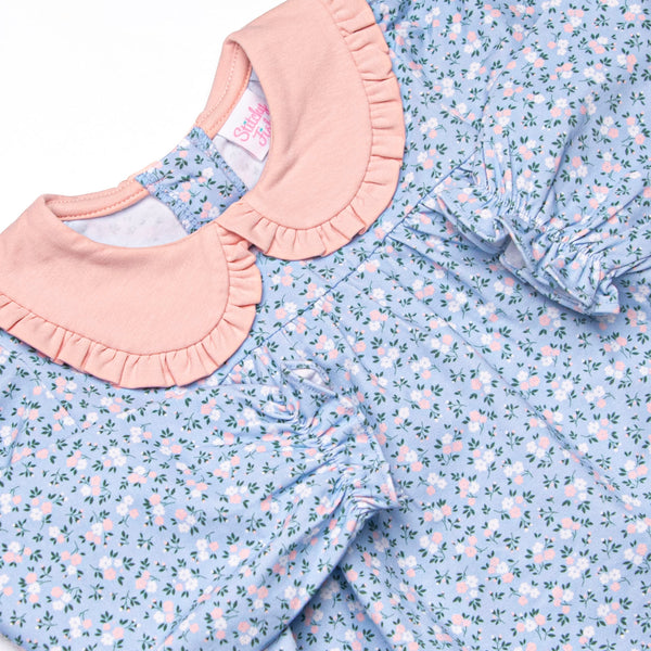 Path to the Primrose Collared Diaper Set, Blue