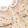 Bushel of Buds Smocked Legging Set, Orange