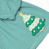 O' Christmas Tree Applique Dress, Green