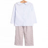 Briggs Pant Set, Tan Stripe